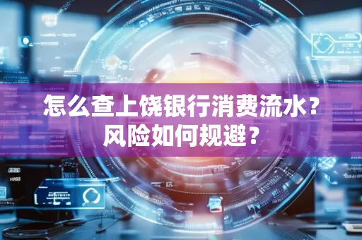 怎么查上饶银行消费流水?风险如何规避?