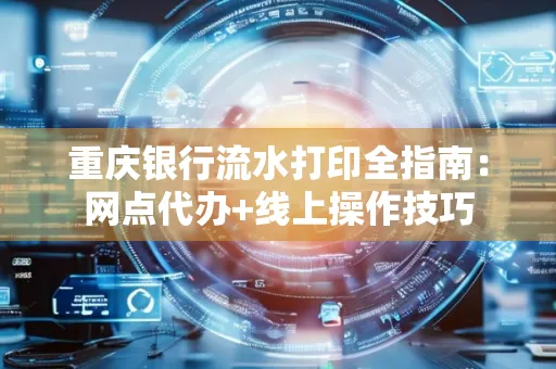 重庆银行流水打印全指南:网点代办+线上操作技巧