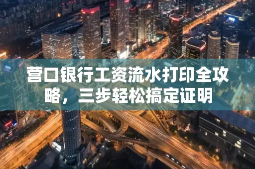 营口银行工资流水打印全攻略,三步轻松搞定证明