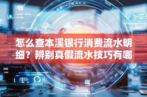 怎么查本溪银行消费流水明细?辨别真假流水技巧有哪些?
