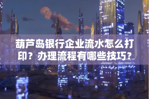 葫芦岛银行企业流水怎么打印?办理流程有哪些技巧?