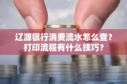 辽源银行消费流水怎么查?打印流程有什么技巧?