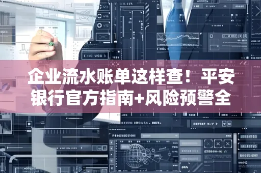 企业流水账单这样查!平安银行官方指南+风险预警全收录