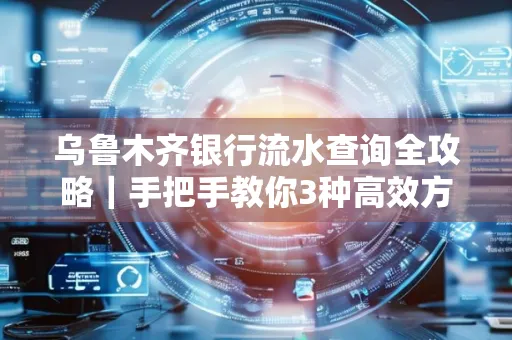 乌鲁木齐银行流水查询全攻略|手把手教你3种高效方法