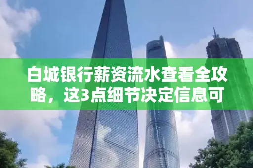 白城银行薪资流水查看全攻略,这3点细节决定信息可靠性