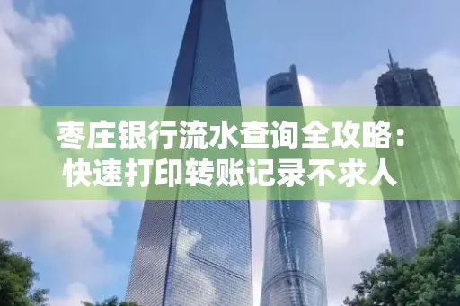枣庄银行流水查询全攻略:快速打印转账记录不求人
