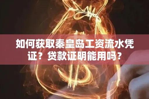 如何获取秦皇岛工资流水凭证？贷款证明能用吗？
